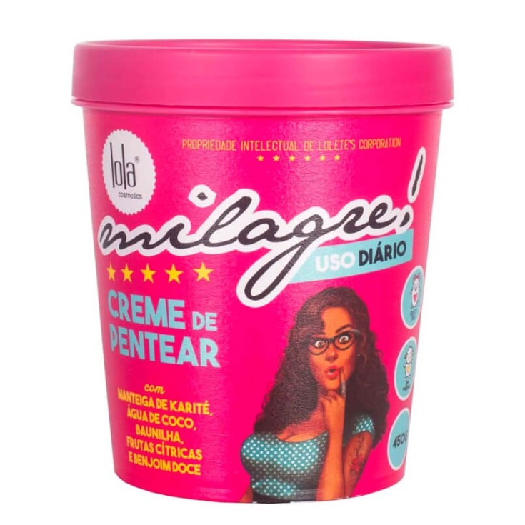 lola cosmetics milagre creme de pentear 450g lola cosmetics milagre creme de pentear 450g