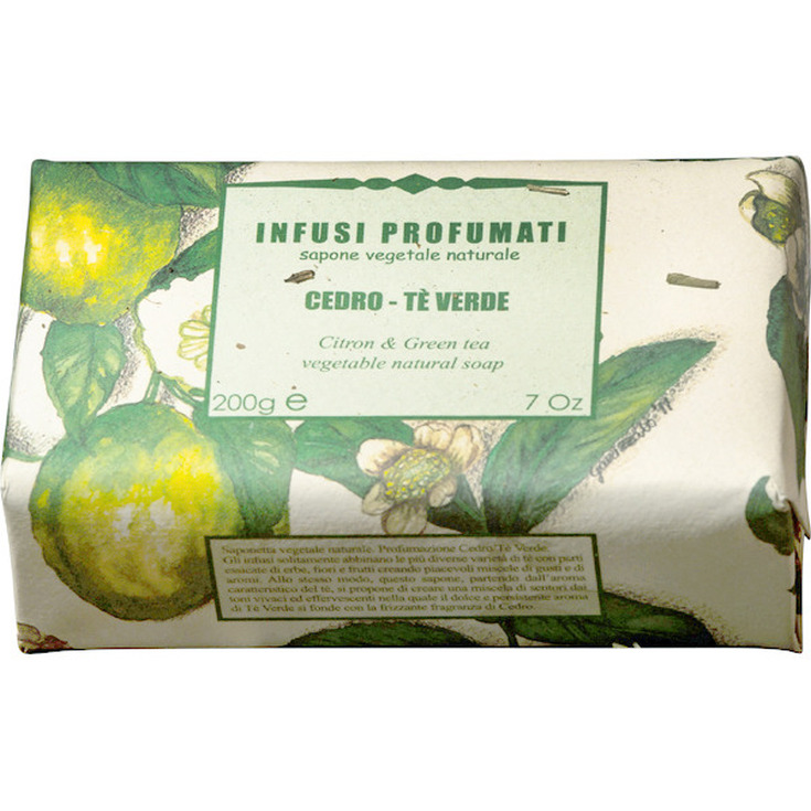 plastilla de jabón nfusi profumati cedro y te verde 200g plastilla de jabón nfusi profumati cedro y te verde 200g