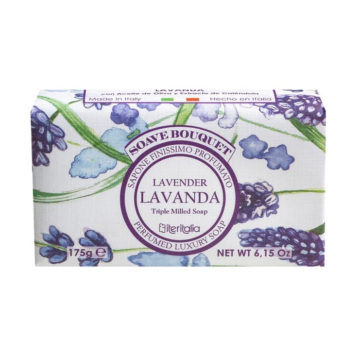 pastilla de jabon suave bouquet lavanda 175g pastilla de jabon suave bouquet lavanda 175g