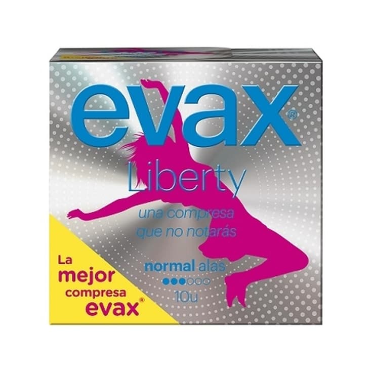 evax liberty compresa c/alas normal 12uds