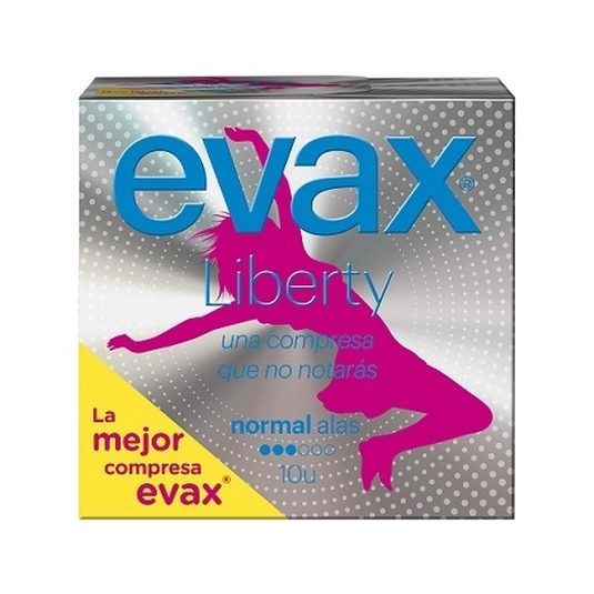 evax liberty compresa c/alas normal 12uds