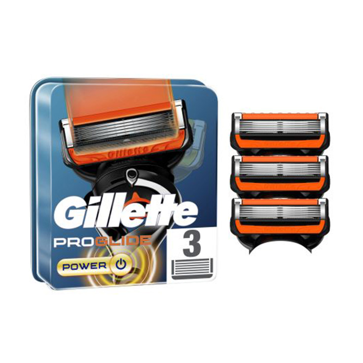 gillette fusion carga proglide power 3 unidades