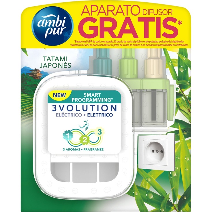 3VOLUTION AMBIENTADOR APARATO + RECAMBIO LIMPIO 20 ML