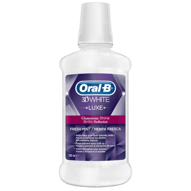 oral b colutorio 3d white luxe 500ml