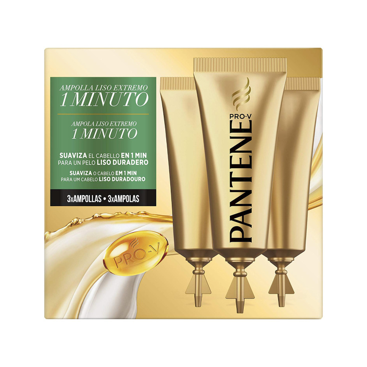 pantene pro-v 1 minuto miracle ampollas liso extremo 3 unidades