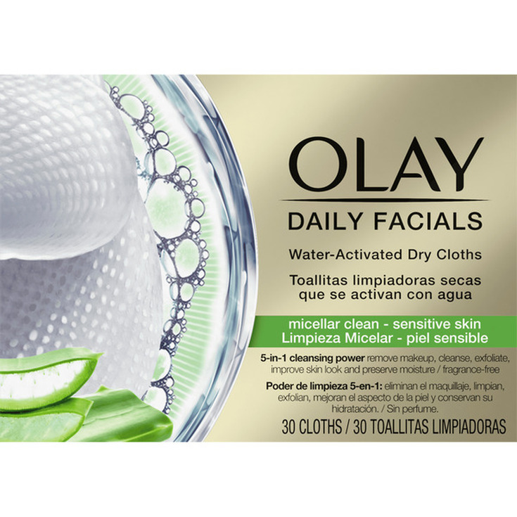 olay toallitas limpiadoras secas se activan con agua limpieza micelar piel sensible 30 unidades olay toallitas limpiadoras secas se activan con agua limpieza micelar piel sensible 30 unidades