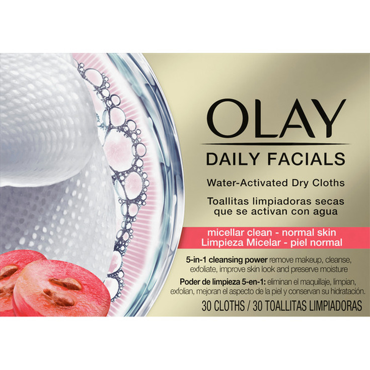 olay toallitas limpiadoras secas se activan con agua limpieza micelar piel normal 30 unidades olay toallitas limpiadoras secas se activan con agua limpieza micelar piel normal 30 unidades