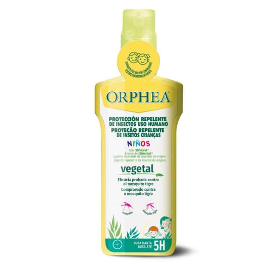 orphea proteccion repelente insectos para niños 100ml