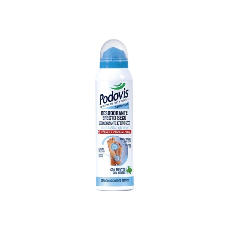 podovis desodorante pies efecto seco spray 155ml