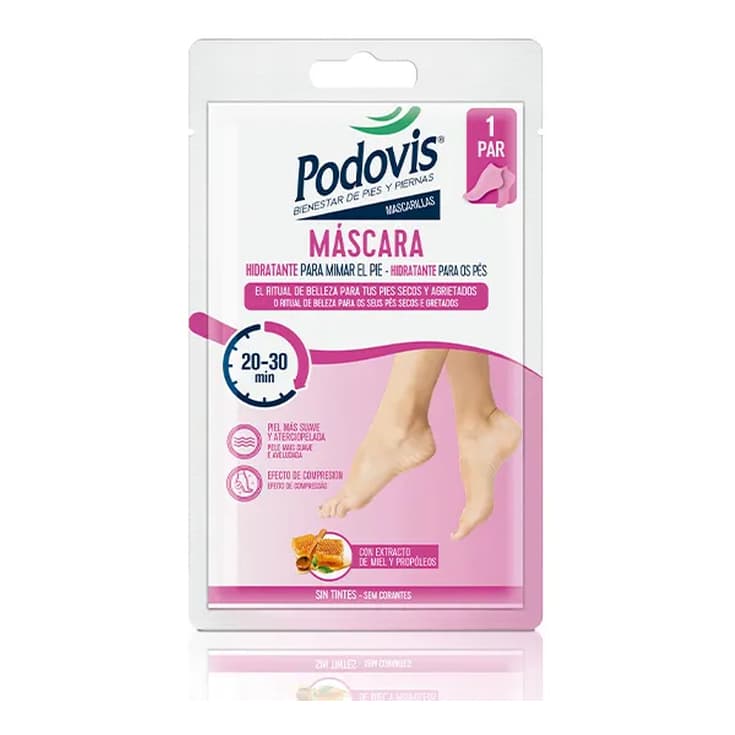 podovis mascarilla para pies hidratante 