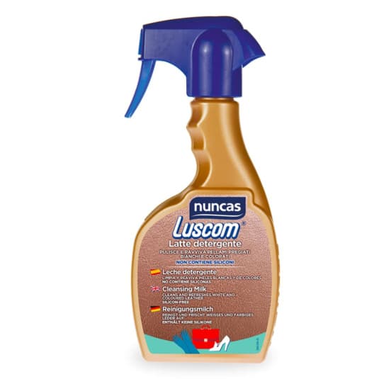 nuncas luscom leche detergente limpieza cuero 300ml