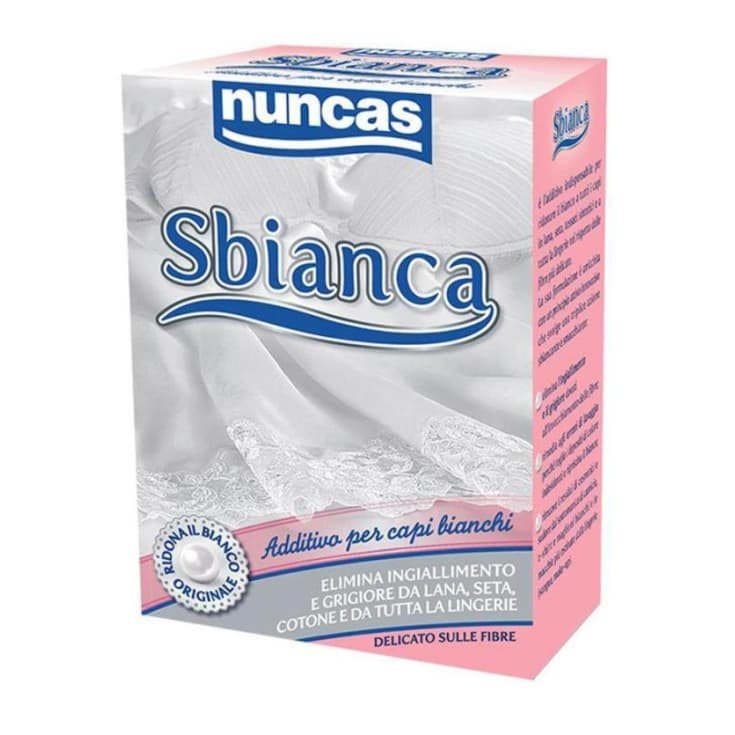 nuncas sbianca aditivo detergente blanqueador 8 sobres