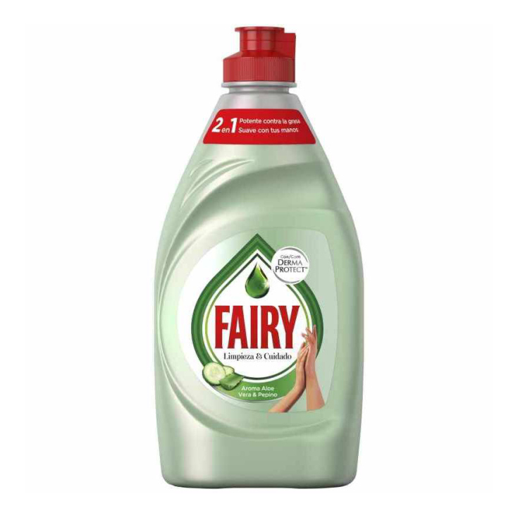 fairy lavavajillas mano aloe vera y pepino 340ml fairy lavavajillas mano aloe vera y pepino 340ml
