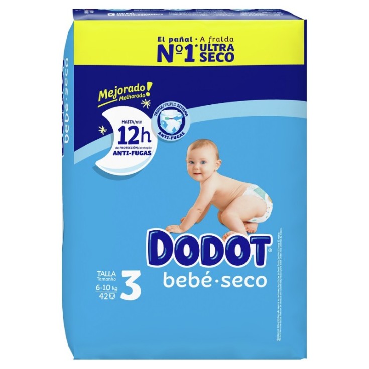 dodot etapas pañal talla 3 (6-10 kg) 42 unidades dodot etapas pañal talla 3 (6-10 kg) 42 unidades