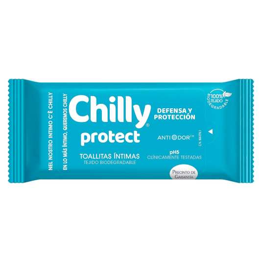 chilly protect ph5 toallitas intimas 14 unidades