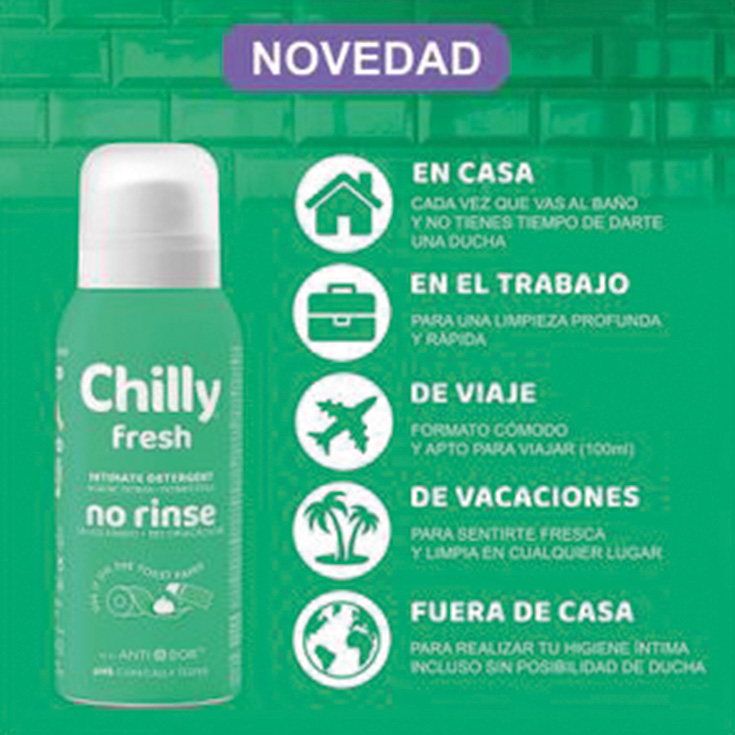 chilly fresh gel intimo sIn aclarado