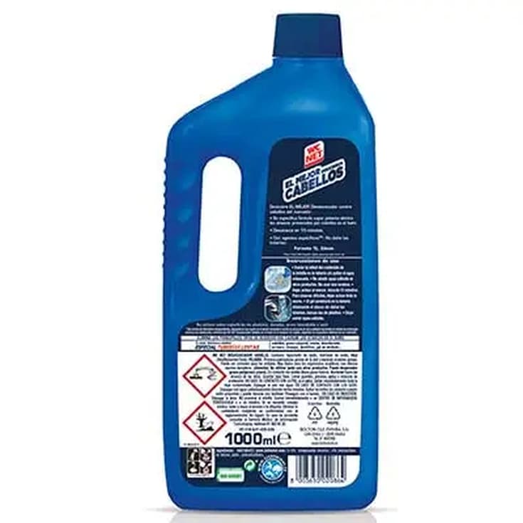 wc-net desatascador cabellos 1000ml - delaUz