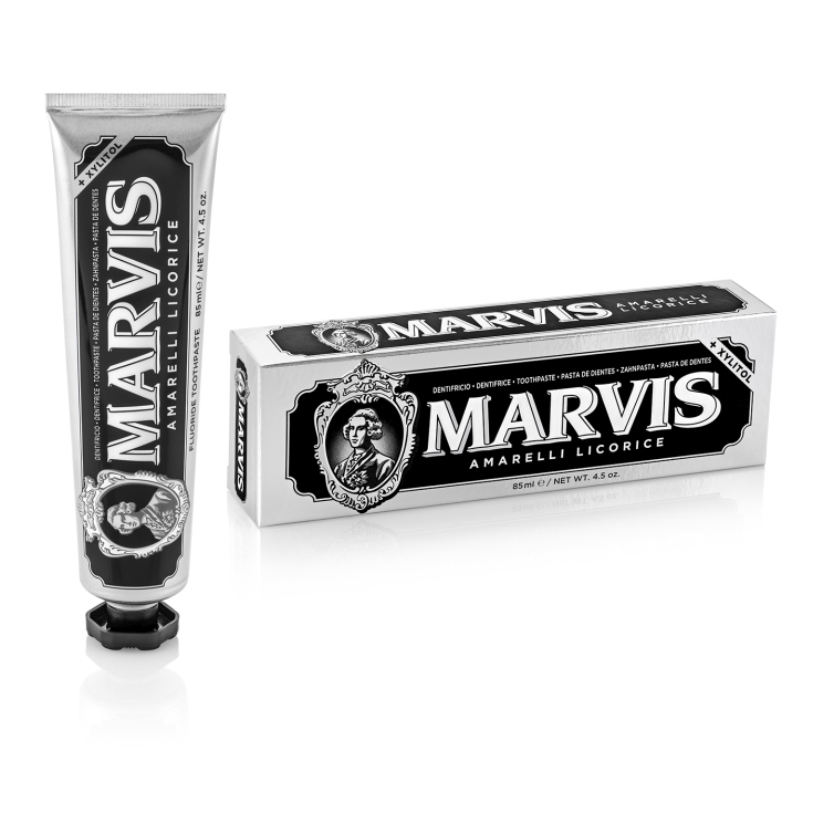 marvis amarelli licorice pasta de dientes color negro marvis amarelli licorice pasta de dientes color negro