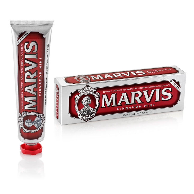 marvis cinnamon mint pasta de dientes rojo marvis cinnamon mint pasta de dientes rojo