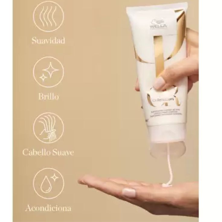 wella premium oil reflections acondicionador 200 ml