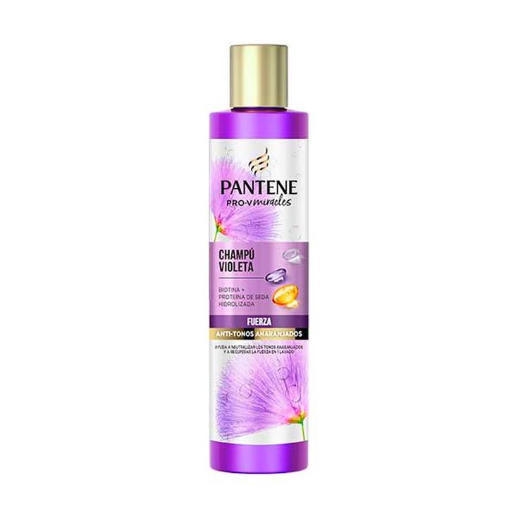 pantene pro-v miracle champu violeta fuerza & anti-tonos anaranjados 225ml pantene pro-v miracle champu violeta fuerza & anti-tonos anaranjados 225ml