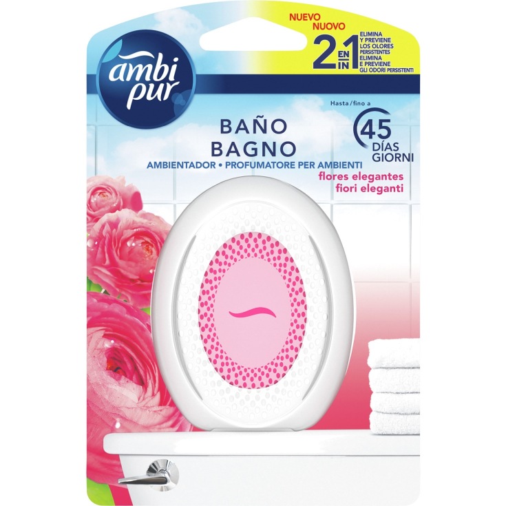 ambi pur ambientador baño flores elegantes 1 unidades ambi pur ambientador baño flores elegantes 1 unidades