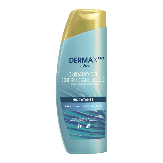 h&s derma x pro champu anticaspa hidratante 300ml