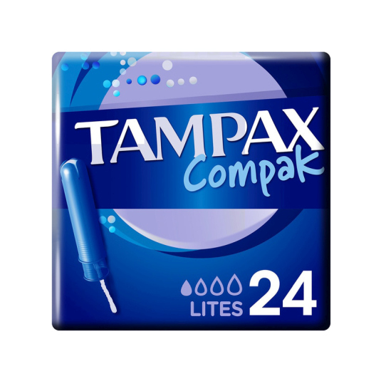 tampax tampones compak lites 24 unidades