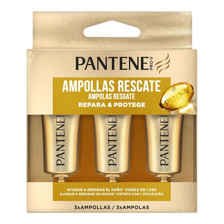 pantene ampollas rescate repara & protege 3 unidades