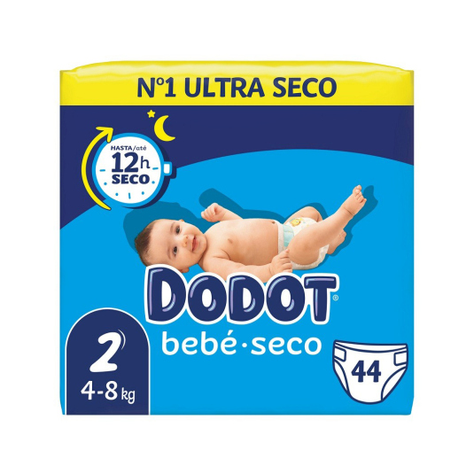 dodot etapas talla 2 4-8kg 44 unidades