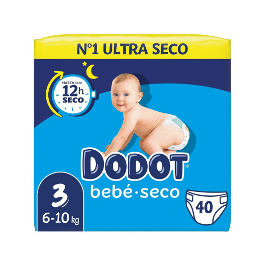 dodot etapas talla 3 5-10kg 40 unidades