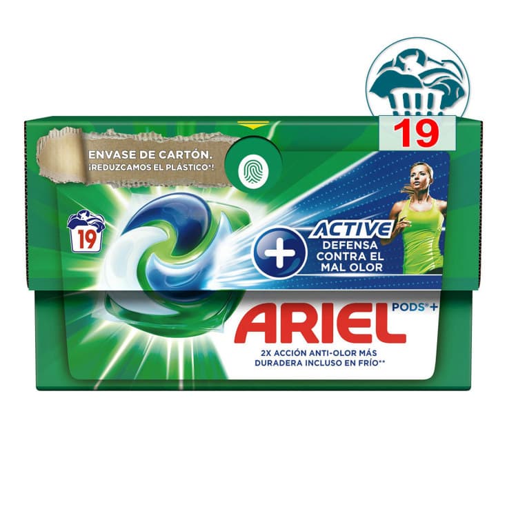 Ariel pods original todo en uno 10 capsulas detergente lavadora