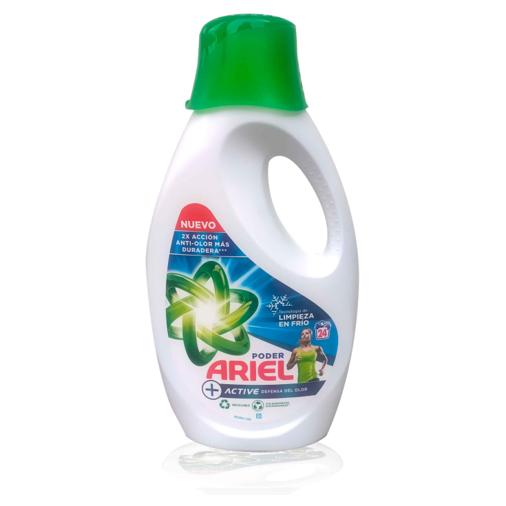  Ariel Detergente líquido universal para ropa 37.2 fl oz (20  lavados) : Salud y Hogar