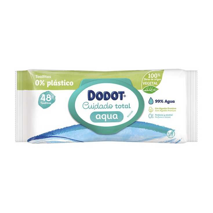 DODOT AQUA PURE TOALLITAS HUMEDAS PARA BEBES 48