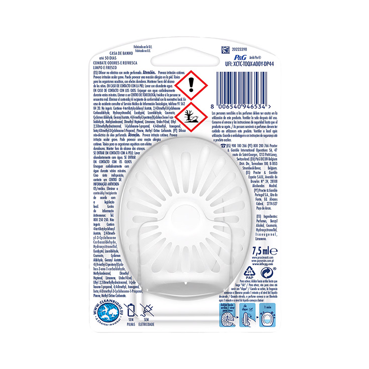 ambipur ambientador baño aroma a limpio 1 unidad