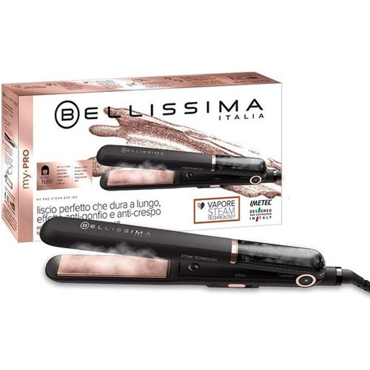 bellissima my pro b28 100 plancha pelo vapor profesional ceramica