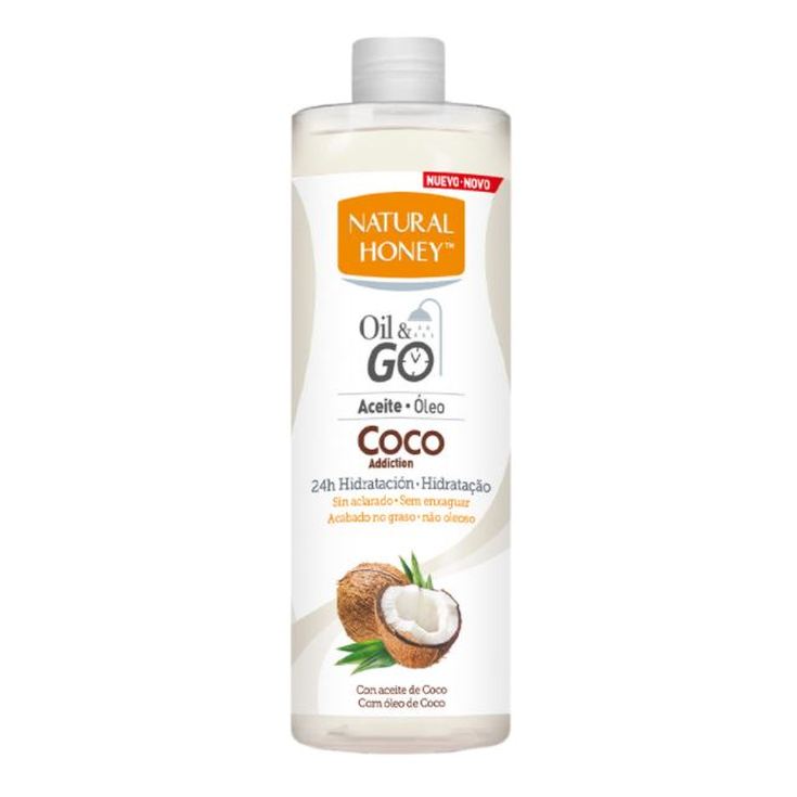 natural honey coco addiction oil & go! aceite hidratante en la ducha 300ml