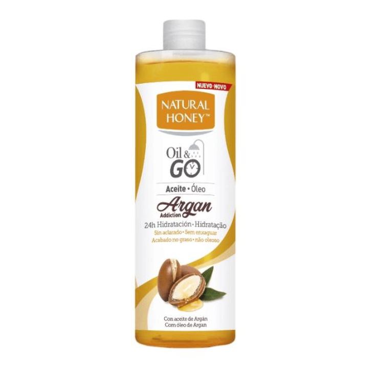 natural honey aceite corporal elixir de argan 300ml