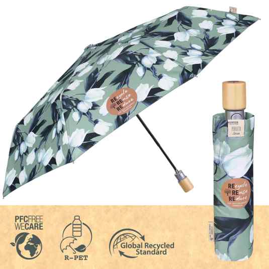 perletti paraguas eco-friendly plegable automatico tulipanes