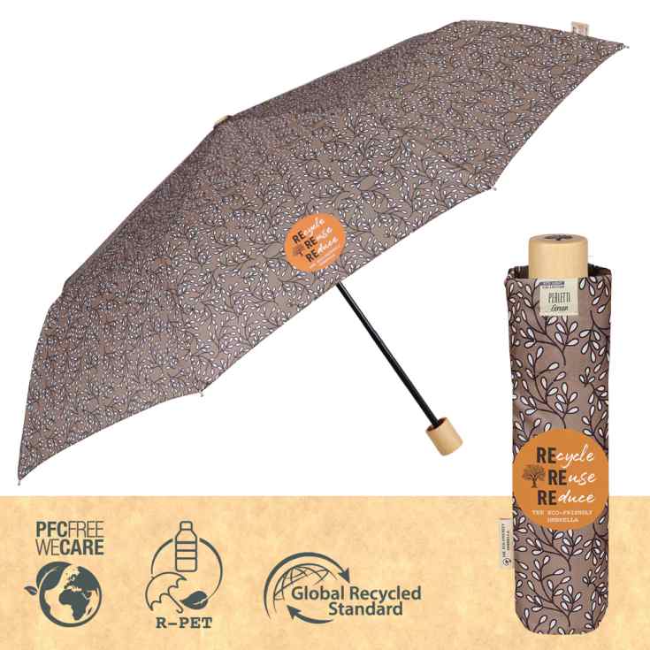 perletti paraguas eco-friendly plegable utomatico eco-floral