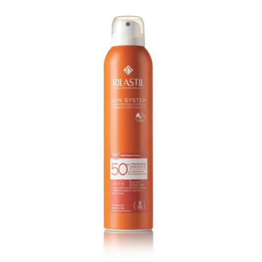 rilastil sun system sun spray transparente spf50+ 200ml