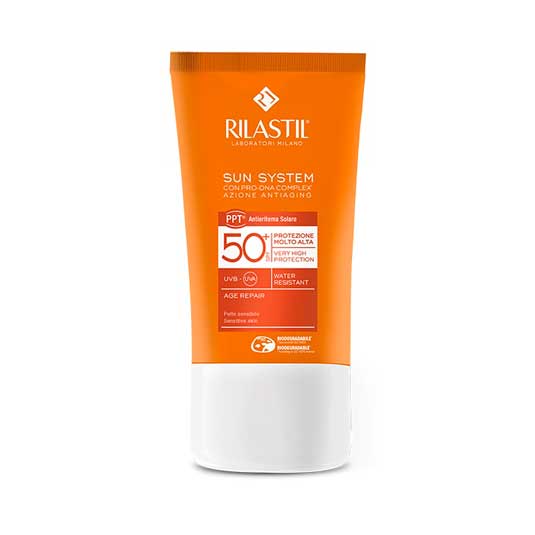 rilastil sun system age repair spf50+ fotoprotecion facial 40ml rilastil sun system age repair spf50+ fotoprotecion facial 40ml