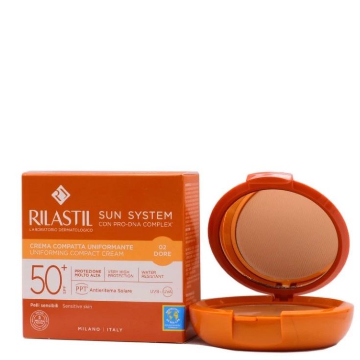 rilastil sun system 50+ compacto dore 10g