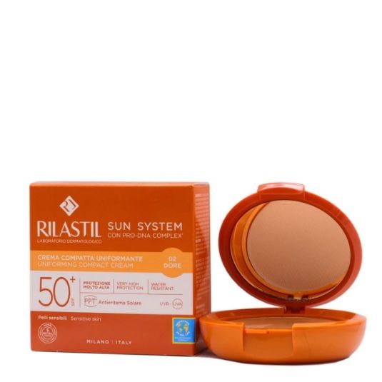 rilastil sun system 50+ compacto dore 10g