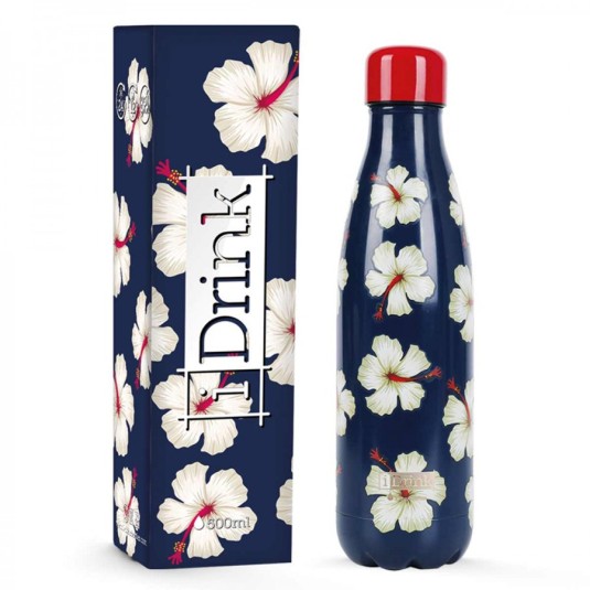 i-drink botella termica ibiscus flores 500 ml
