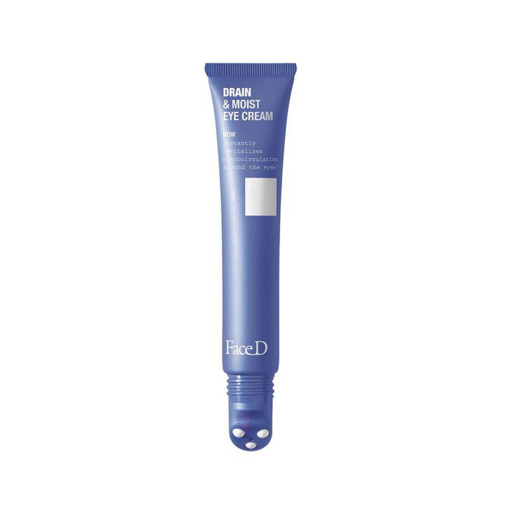 face d crema hidratante y drenante para el contorno de ojos