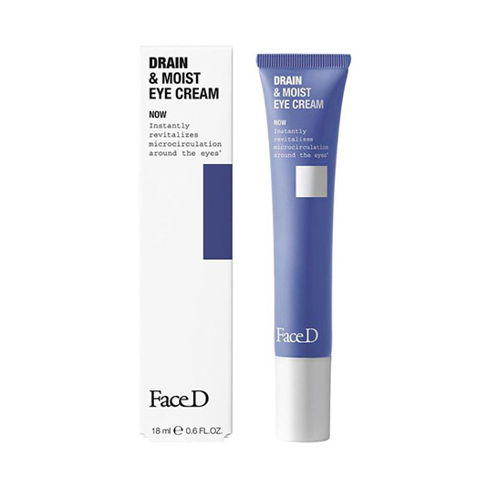face d crema hidratante y drenante para el contorno de ojos