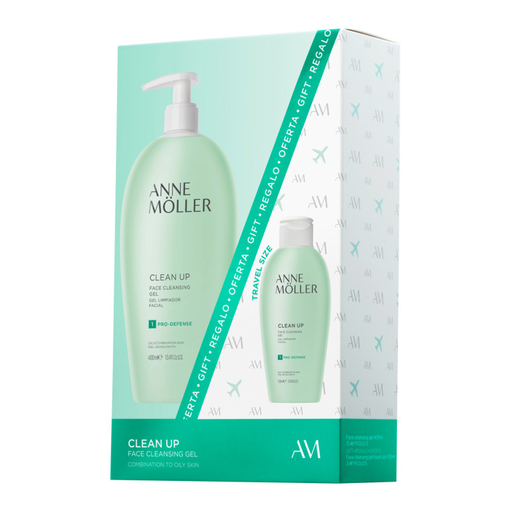 anne möller clean up gel limpiador facial set regalo anne möller clean up gel limpiador facial set regalo