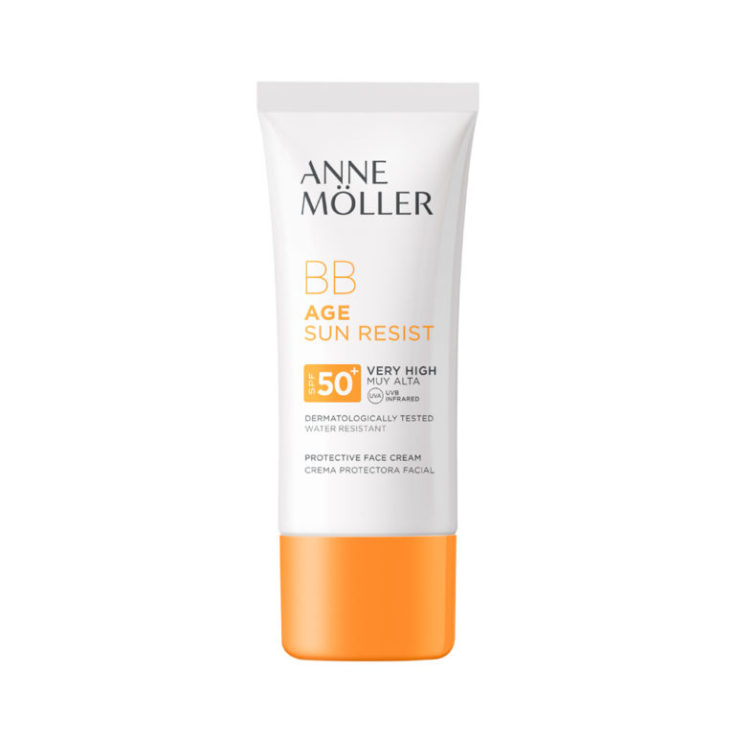 anne moller bb age sun resist crema protectora facial spf50+ 50ml