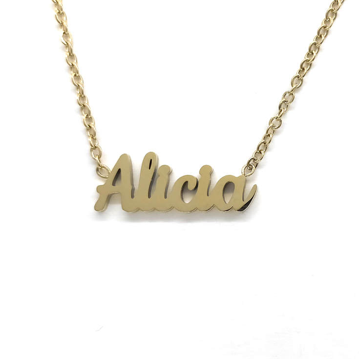 collar alicia dorado